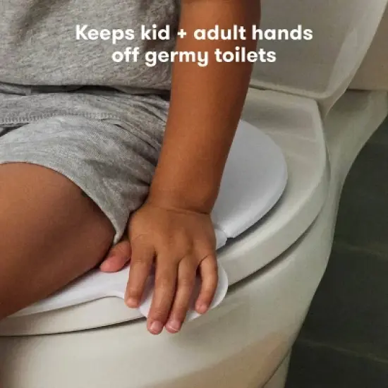 Frida Baby Fold n Go Potty Toilet Training Seat - White image {3}