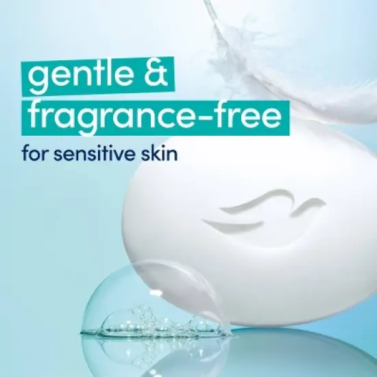 Dove Beauty Sensitive Skin Moisturizing Mini Bar Soap - Fragrance-Free - Travel Size - 2.6oz image {2}