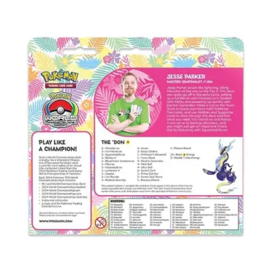 2024 Pok&eacute;mon Trading Card Game World Championships Deck- Miraidon Ex image {2}