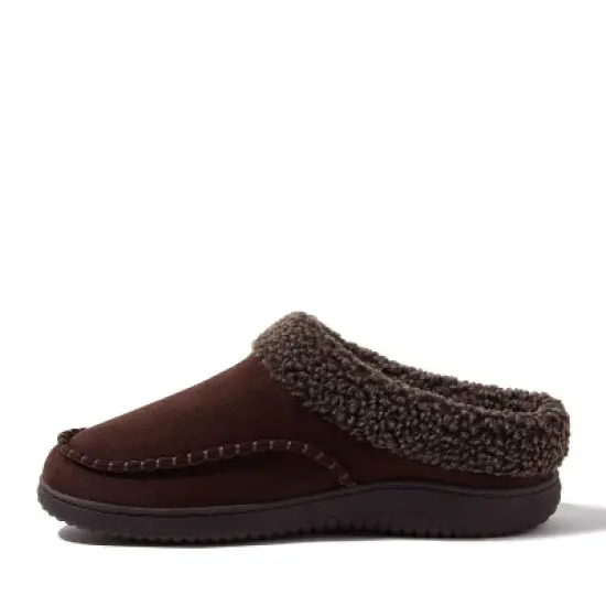 Dearfoams Men's Marshall Microsuede Moccasin Toe Clog image {2}