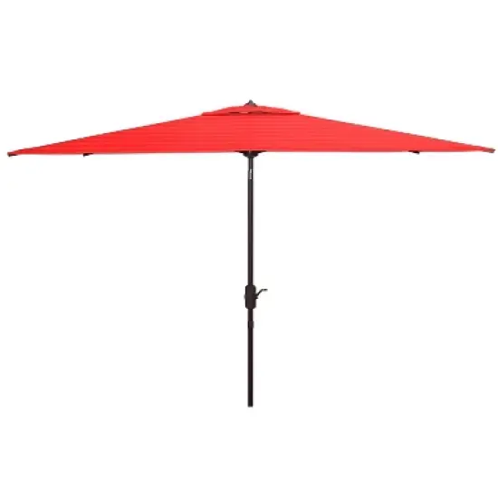 Athens 6.5 X 10 Ft Rectangle Crank Umbrella - PAT8307 - Safavieh image {7}