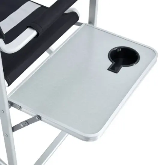 Dolonm Padded Folding Outdoor Chair with Side Table, Storage Pockets, Lightweight Directors Camping Chair for Indoor, Outdoor,Picnics image {5}