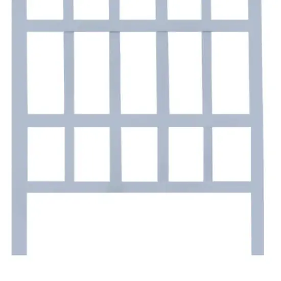Dura-Trel Melrose 35 x 75 Inch Indoor Outdoor Garden Trellis Plant Support for Vines and Climbing Plants, Flowers, and Vegetables, White image {5}