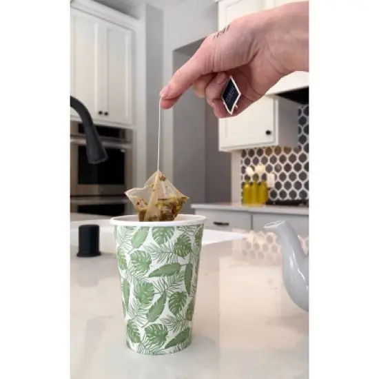 Hosted Compostable Printed Hot Cups - 12oz/18ct image {4}