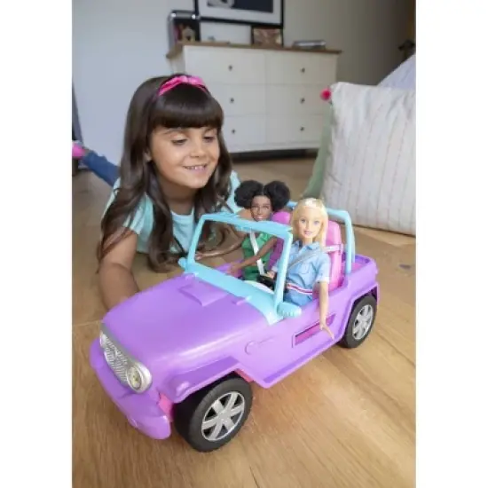 Barbie Purple Jeep Vehicle image {1}
