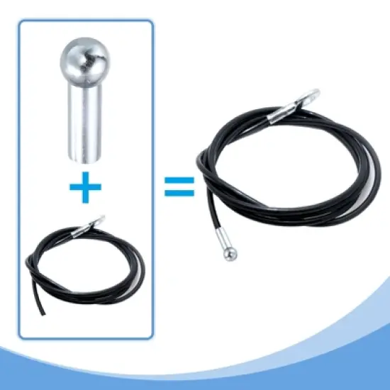 Unique Bargains Home Gym Workout Machine Kits Accessories Cable Ball Stoppers 20 Pcs image {2}