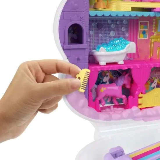 Polly Pocket Rainbow Unicorn Salon Compact image {3}