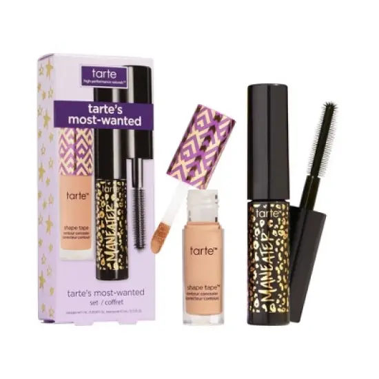 tarte Travel Size Shape Tape Concealer & Maneater Mascara Set - 0.184 fl oz/2ct - Ulta Beauty image {9}