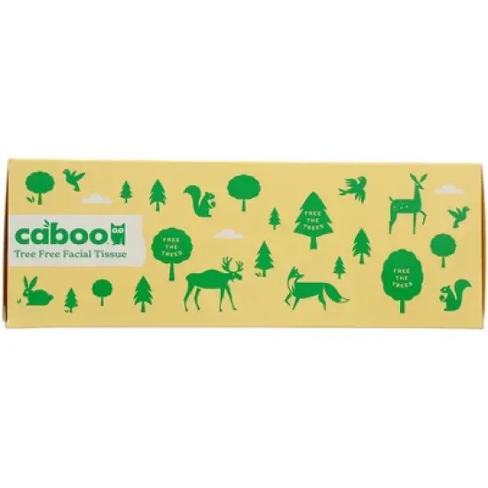 Caboo Tree Free Facial Tissue 3-Ply - Case of 12/1 ct image {2}
