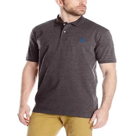 U.S. Polo Assn. Men's Solid Interlock Polo Shirt image {9}