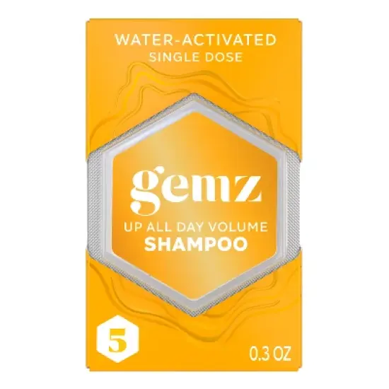 gemz Volumizing Shampoo, Up All Day, Color Safe - 5ct/0.3oz image {10}