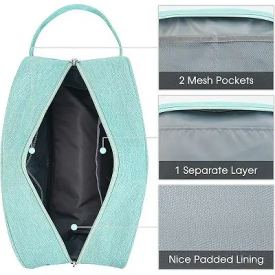 Narwey Travel Toiletry Bag for Women Traveling Dopp Kit Men Travel Bag for Toiletries Cosmetic Bag Makeup Bag image {5}