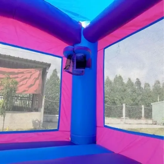 Pogo Bounce House Crossover Kids Inflatable Bounce House with Blower image {2}