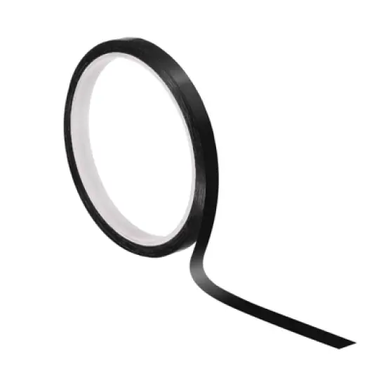 Unique Bargains Waterproof Highlighting Whiteboard Tape 36 Yards 1/4 Inch Black image {6}