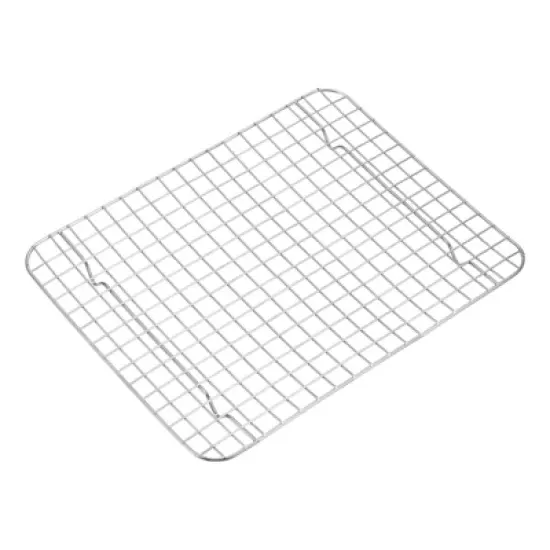 Unique Bargains Stainless Steel Roasting Baking BBQ Grill Net 1 Pc image {2}