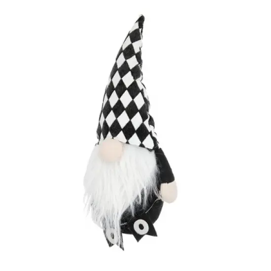Whisen Fabric Gnome Decor, Halloween Decoration - Black & White image {3}