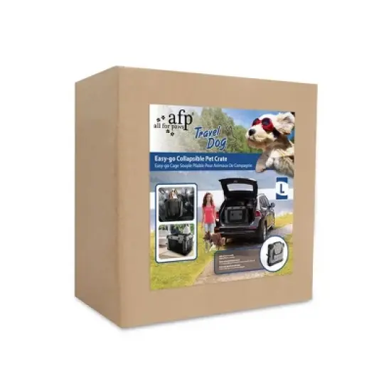 Allforpaws Foldable Pet Travel Crate image {6}
