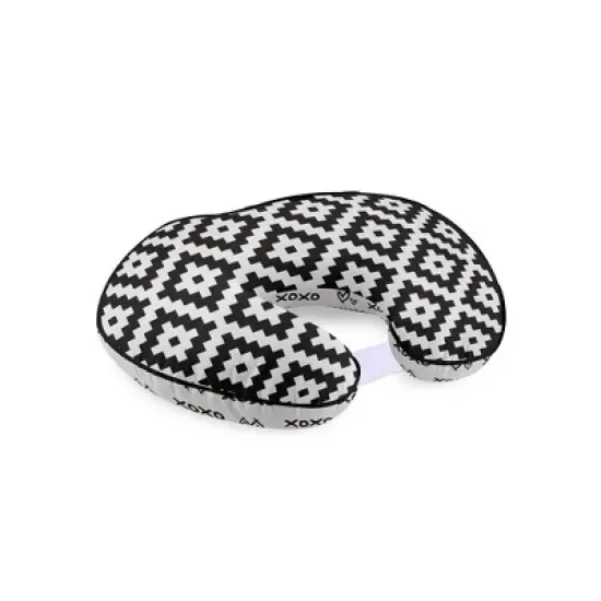 Bacati - 3 pc Love Aztec Print Black Hugster Feeding & Infant Support Nursing Pillow image {5}