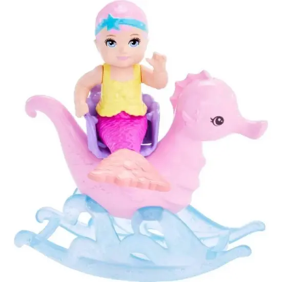 Barbie Mermaid Doll Nurturing Playset with Merbaby Octopus and Seal image {2}