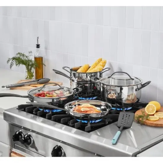 Cuisinart 6pc Gourmet Complete Tool and Gadget Set Green: Nylon Cooking Utensils, Dishwasher-Safe, Hanging Storage image {5}