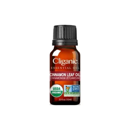Cliganic Organic Cinnamon Leaf Oil 10ml image {3}