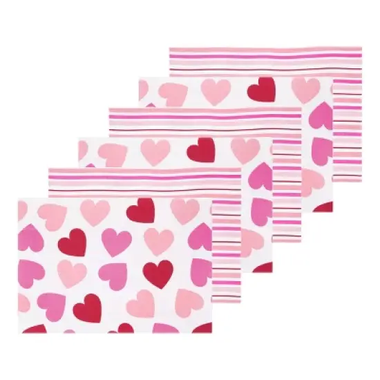 C&F Home Love You More Placemats Set of 6, 14" x 20" image {8}