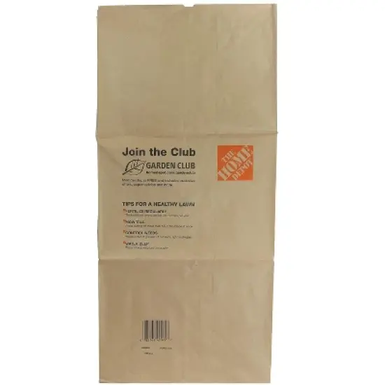 Heavy Duty Brown Paper 30 Gallon Lawn and Refuse Bags - 70 Count image {1}