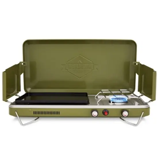 Hike Crew 2-in-1 Portable Gas Camping Stove/Grill with Griddle image {8}