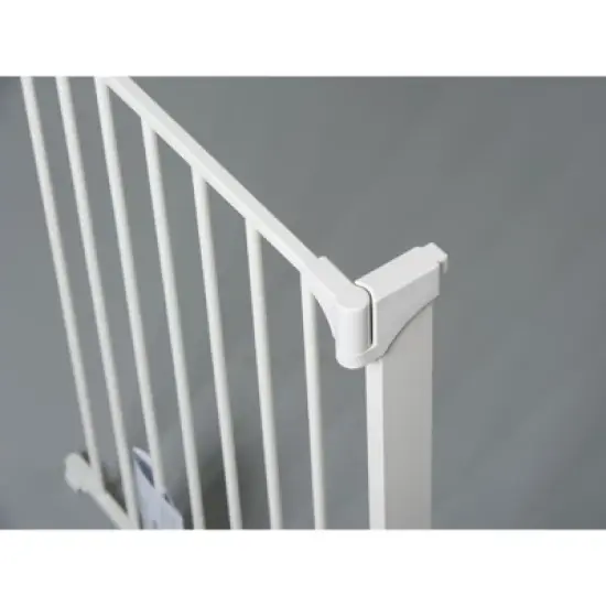 Command Pet Products PG5300 Heavy Duty Steel Custom Fit Gate for Restricting Pet Access to Hallways, Staircases, & Room Entrances, 84 Inches, White image {4}