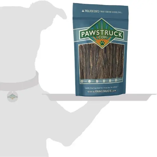 Pawstruck 5" Junior Beef Gullet Bully Sticks for Dogs & Puppies Natural Odorless Jr. Esophagus Treat - Joint Health Mini Thin Jerky Chew Steer Stix image {3}