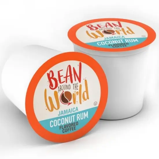 Bean Around The World Coconut Rum Flavored Coffee Pods,Keurig compatible, 40 CT image {6}