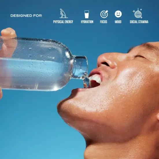 Liquid I.V. Sugar-Free Energy Multiplier Vegan Powder Electrolyte Supplements - Strawberry Kiwi - 4.9oz/10ct image {3}