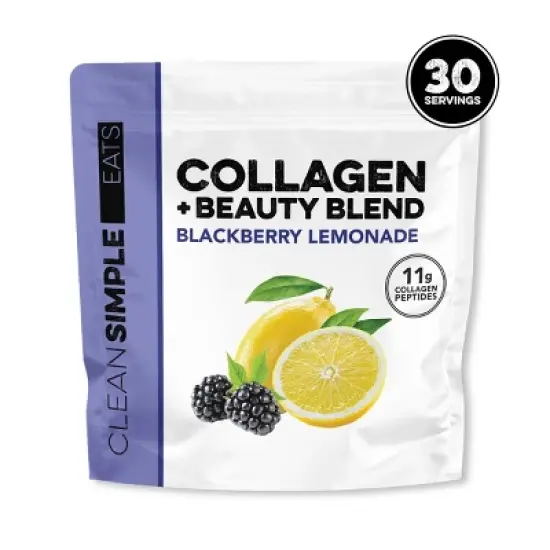 Clean Simple Eats Super Collagen Powder - Blackberry Lemonade - 14.1oz/30 Servings image {7}