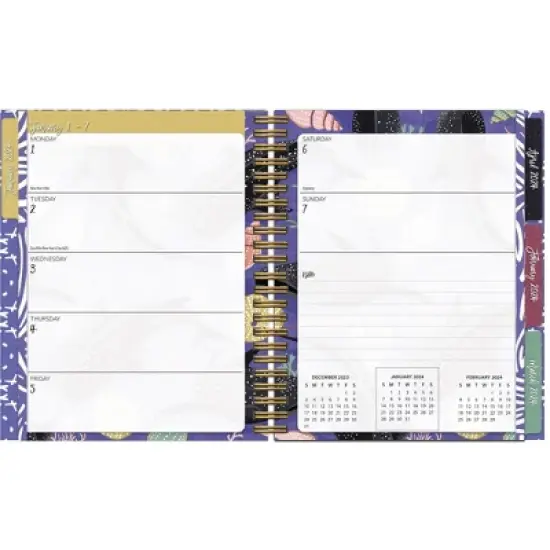 Lang 2024 Weekly/Monthly Planner 9.5"x7.75" File-It Flora & Fauna image {4}