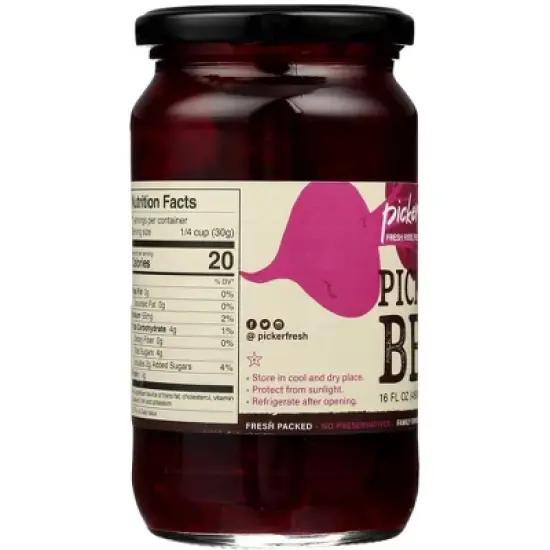 Pickerfresh Pickled Beets - Case of 6/16 oz image {3}
