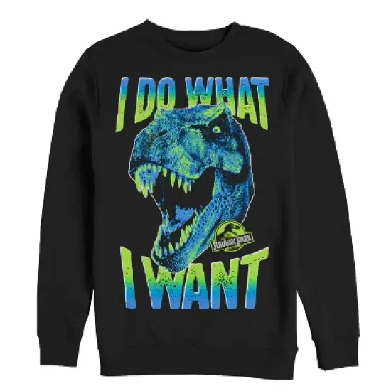 Men's Jurassic Park T. Rex Do What I Want Sweatshirt image {2}