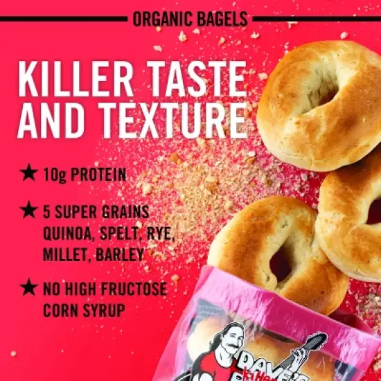 Dave's Killer Bread Plain Awesome Organic Bagels - 16.75oz image {3}