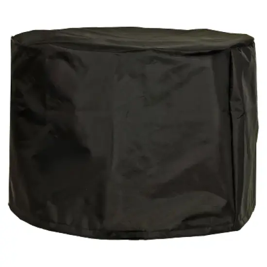 Sunnydaze 420D Oxford Cloth Fire Pit Cover - 22.5" Diameter x 16" H - Black image {5}