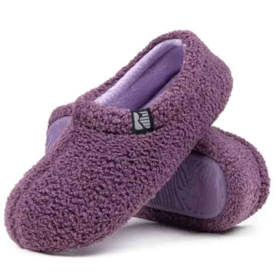 RockDove Women's Teddy Fleece Closed Back Slipper image {11}