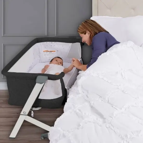 Evolur Stellar Bassinet and Bedside Sleeper - Black image {3}
