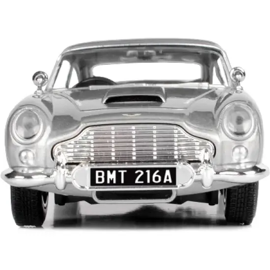 Aston Martin DB5 RHD Silver Metallic James Bond 007 "Goldfinger" (1964) Movie 1/24 Diecast Model Car by Motormax image {2}
