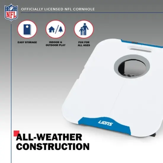 NFL Detroit Lions All-Weather Travel Cornhole Set image {2}