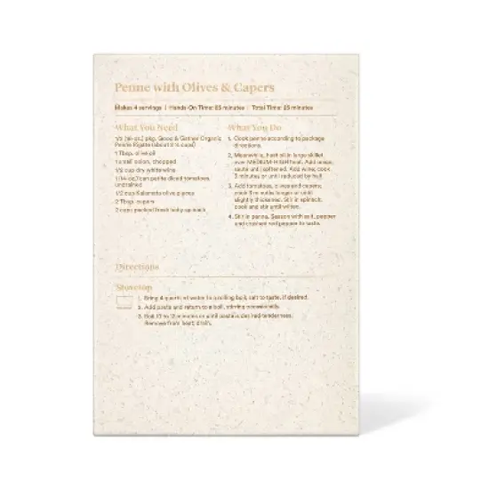 Organic Penne Rigate - 16oz - Good & Gather&trade; image {3}