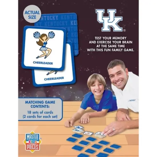 MasterPieces Officially Licensed NCAA Kentucky Wildcats Matching Game for Kids and Families image {3}