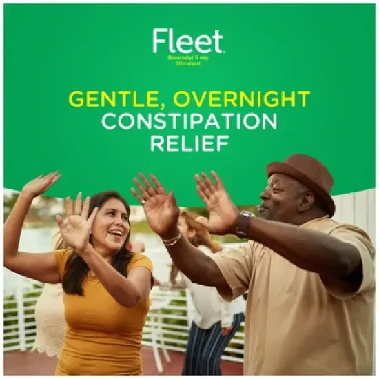 Fleet Stimulant Oral Laxative Tablets for Constipation Relief - 25ct image {1}