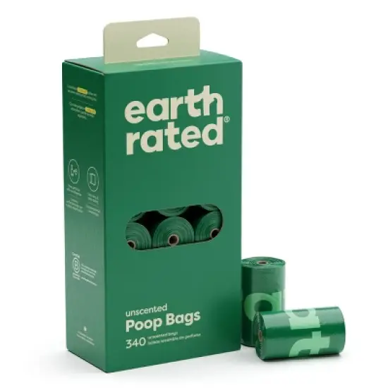 Earth Rated Unscented Dog Waste Disposal Bags Refill Rolls - 340ct image {6}