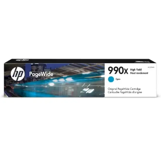 HP 990X High Yield Cyan Original PageWide Cartridge, ~16,000 pages, M0J89AN image {7}