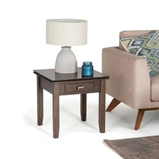 Stratford Solid Wood End Table  - Wyndenhall image {2}