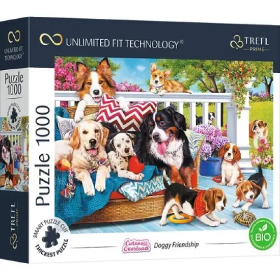 Trefl Cuteness Overload: Doggy Love Jigsaw Puzzle - 1000pc image {1}