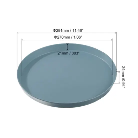 Unique Bargains Non-slip Durable Reusable Stackable Serving Tray for Home Cafeteria image {1}